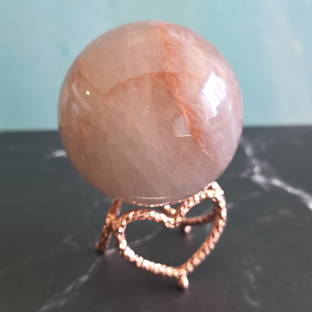 Ferruginous Quartz sphere